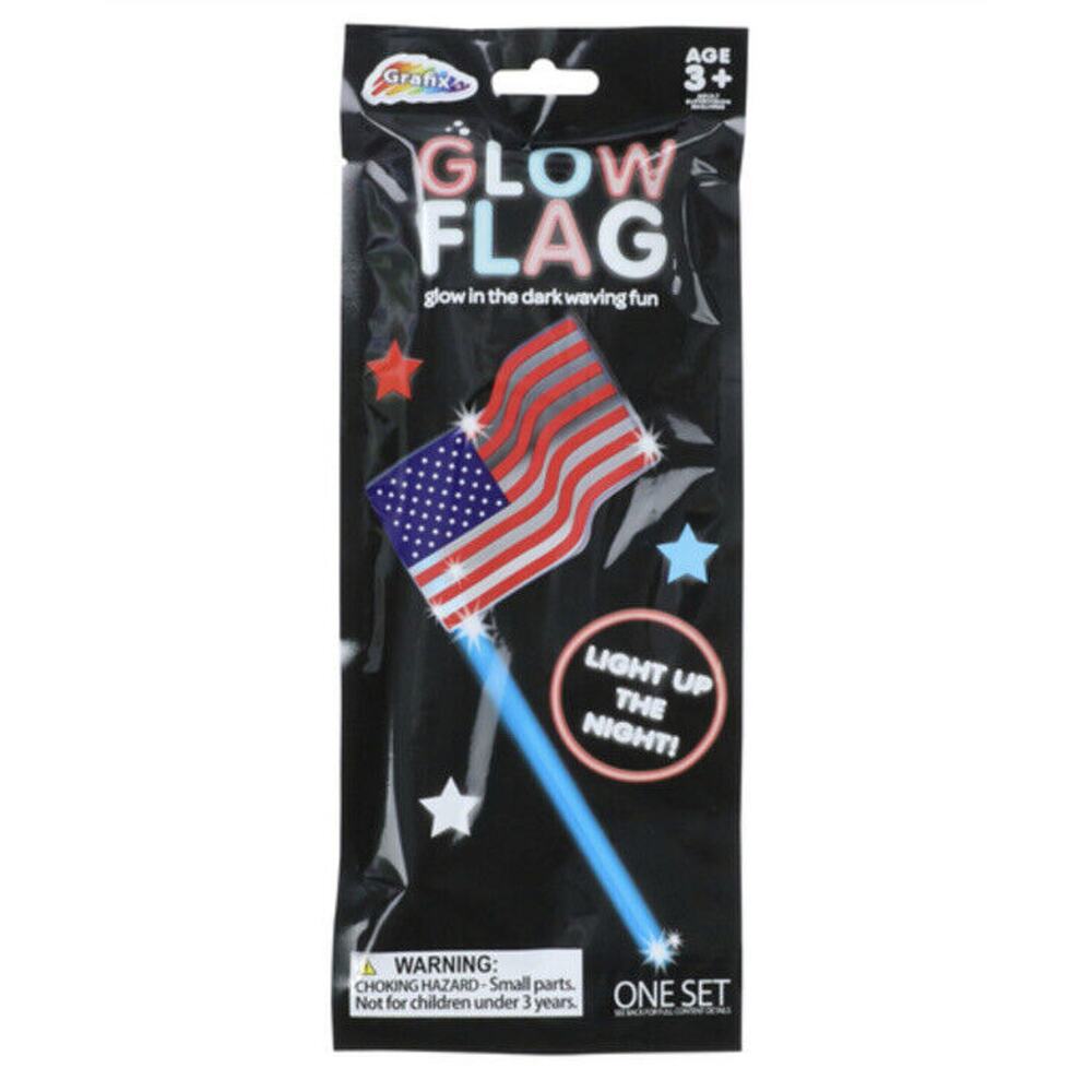 🔥Glow Stick 4th of July American USA Flag Party Favors 2-Pack (Blue) BNIP🔥